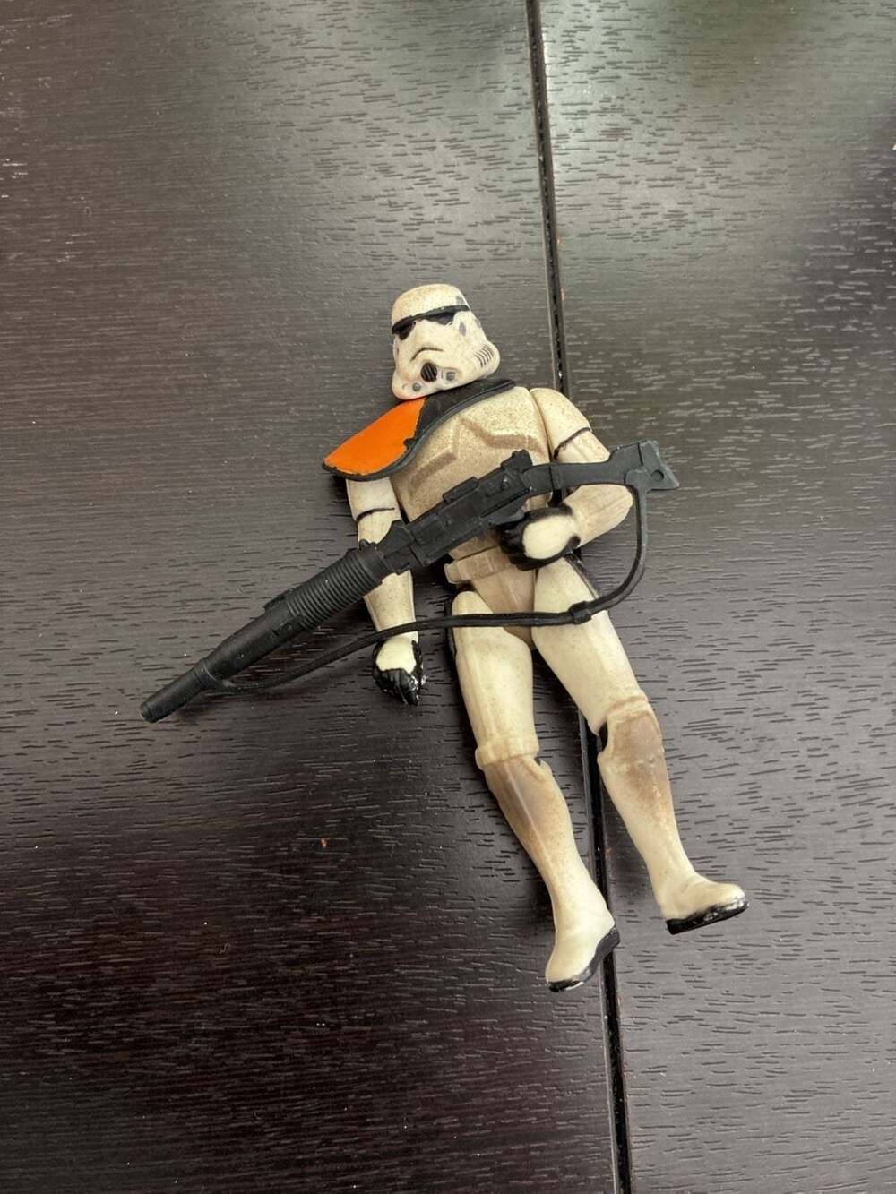 Vintage Star Wars Sandtrooper Action Figure with Blaster
